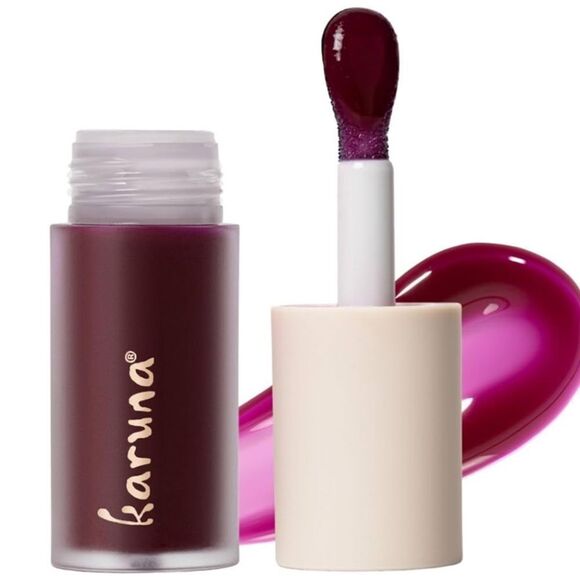 🌻 Karuna Tinted Lip Oil - Red Ginseng & Peptides Grow Grandir New Full Size - Picture 1 of 6